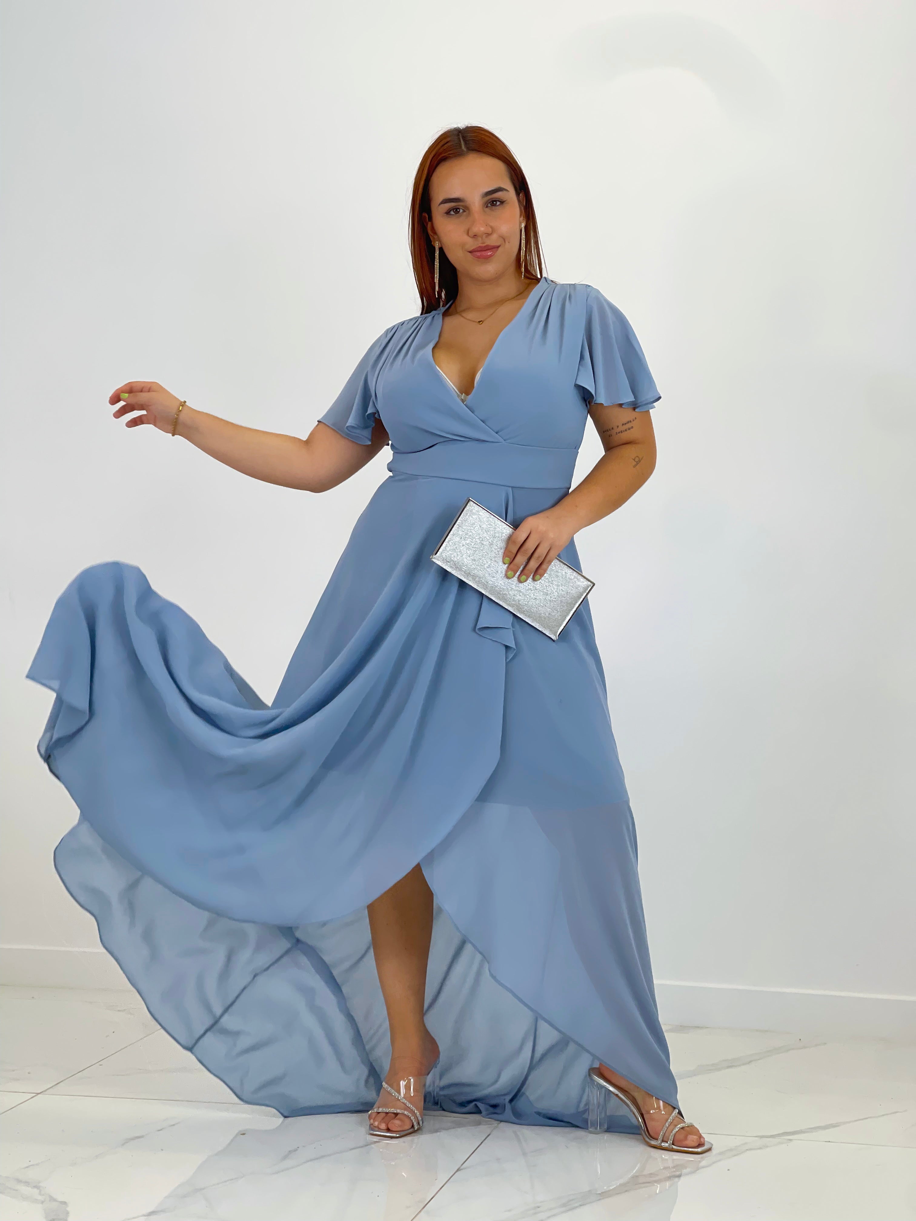 Vestido ceremonia Sansa plus size