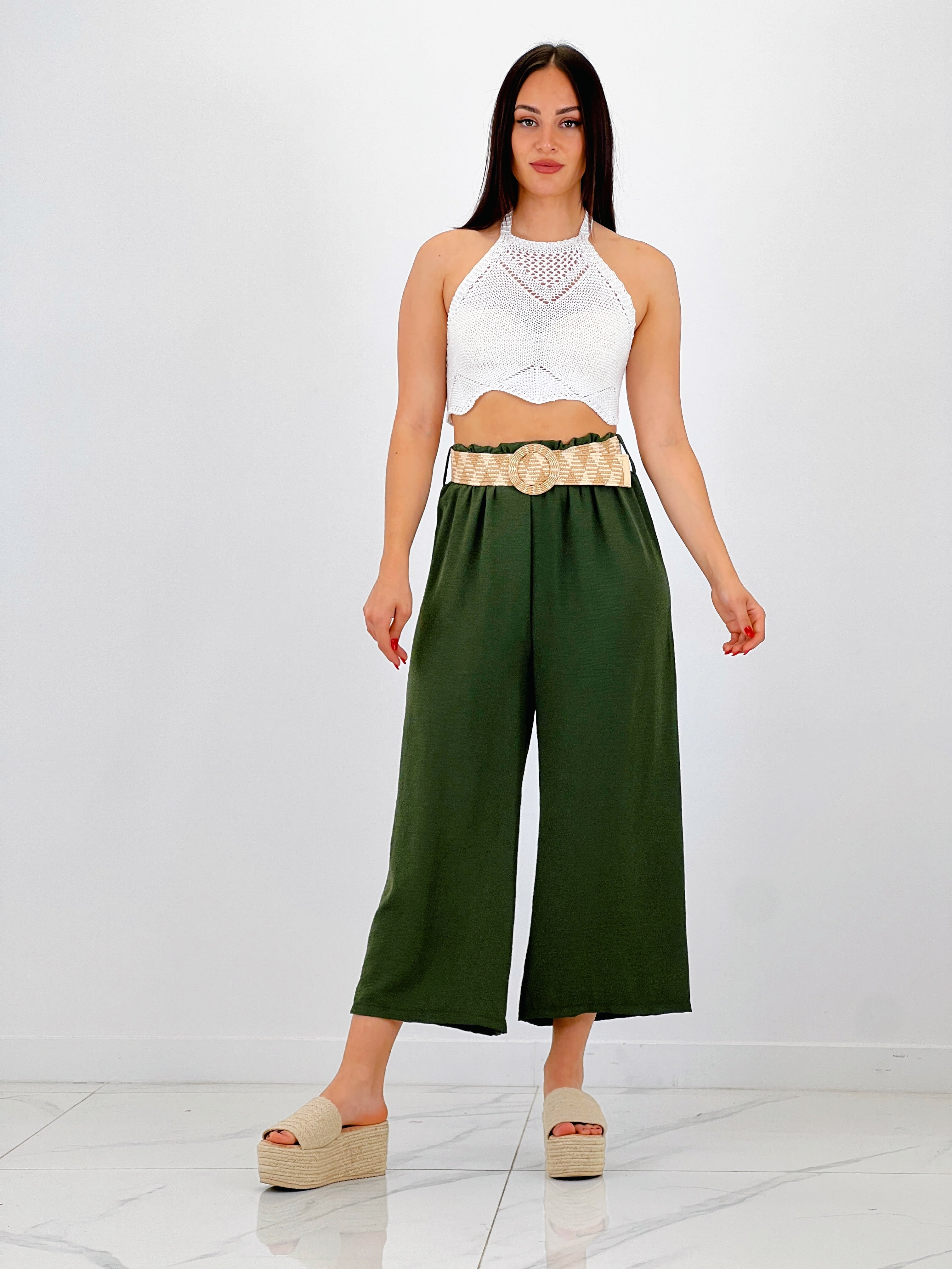 Pantalón culotte cinturón - Zebra&Maduixa®