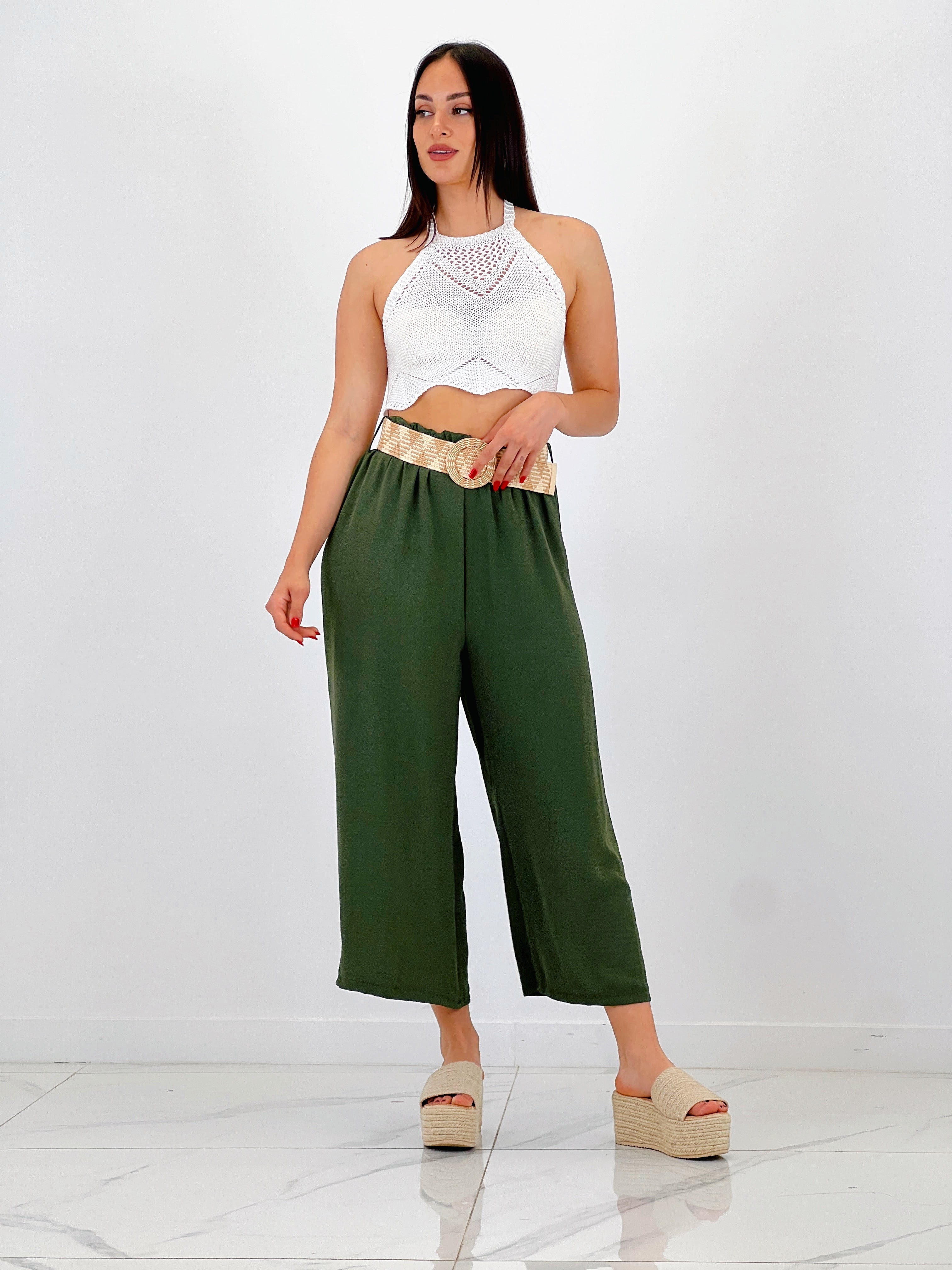 Pantalón culotte cinturón - Zebra&Maduixa®