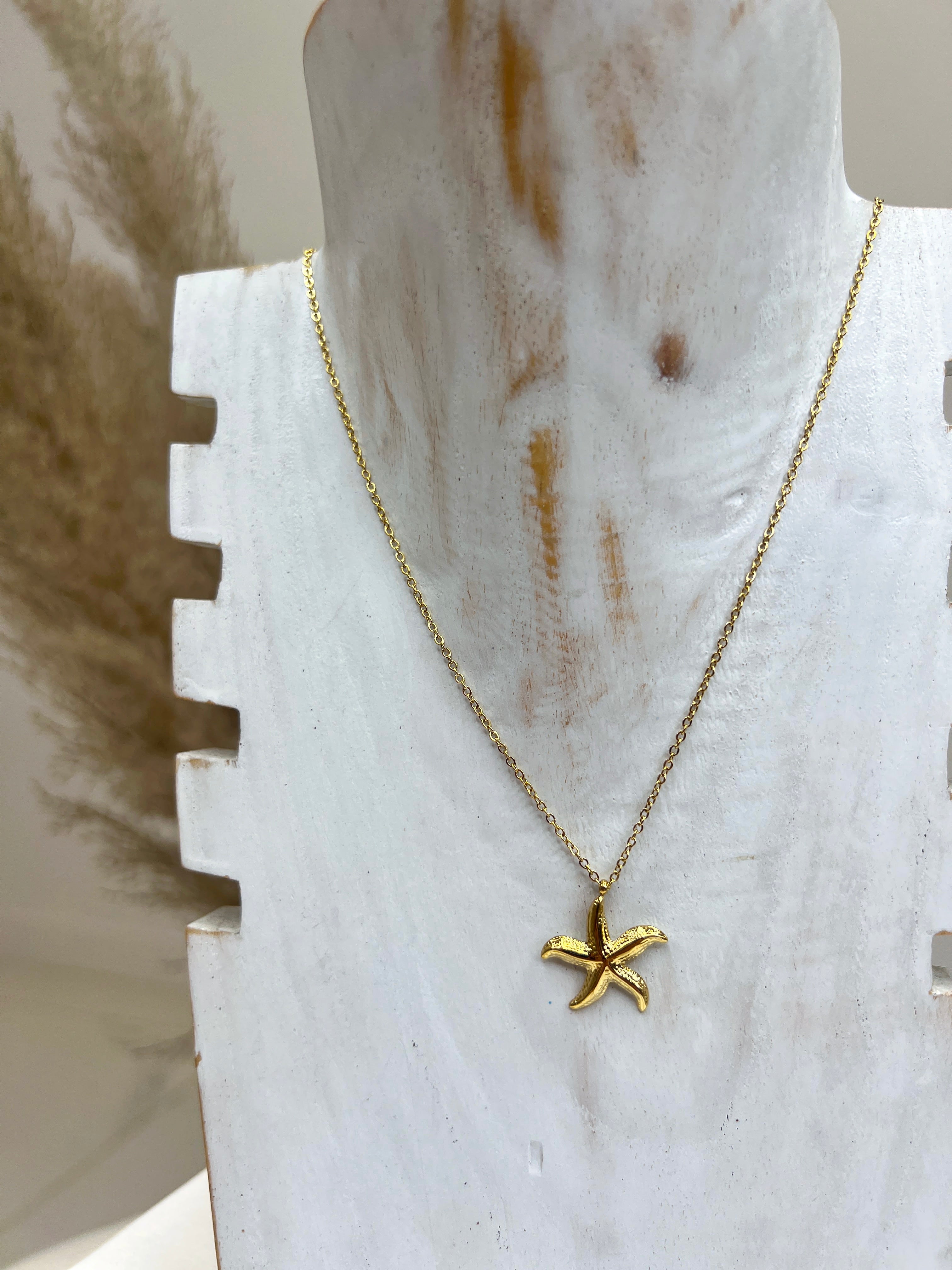 Collar abalorio acero