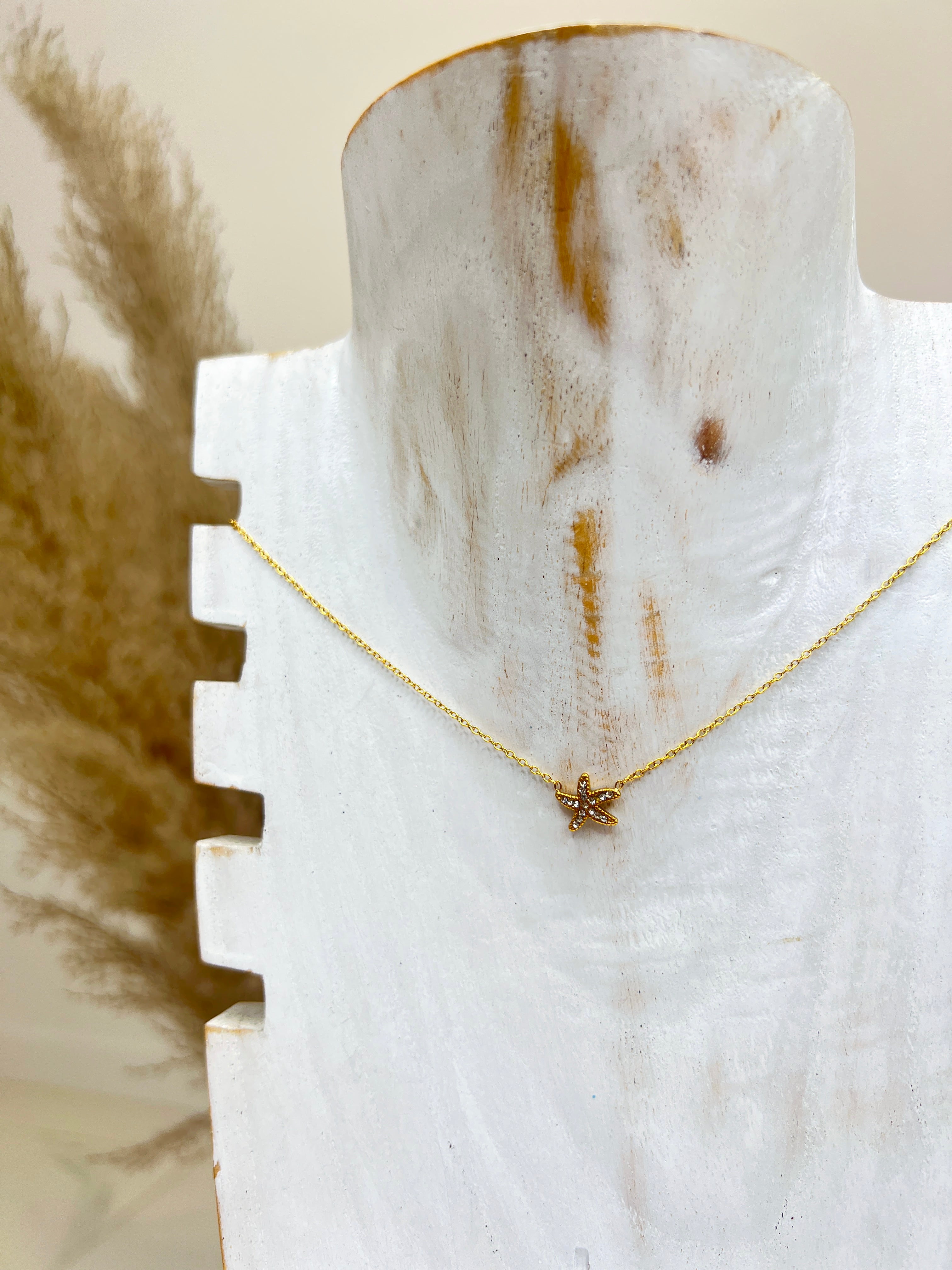 Collar abalorio acero