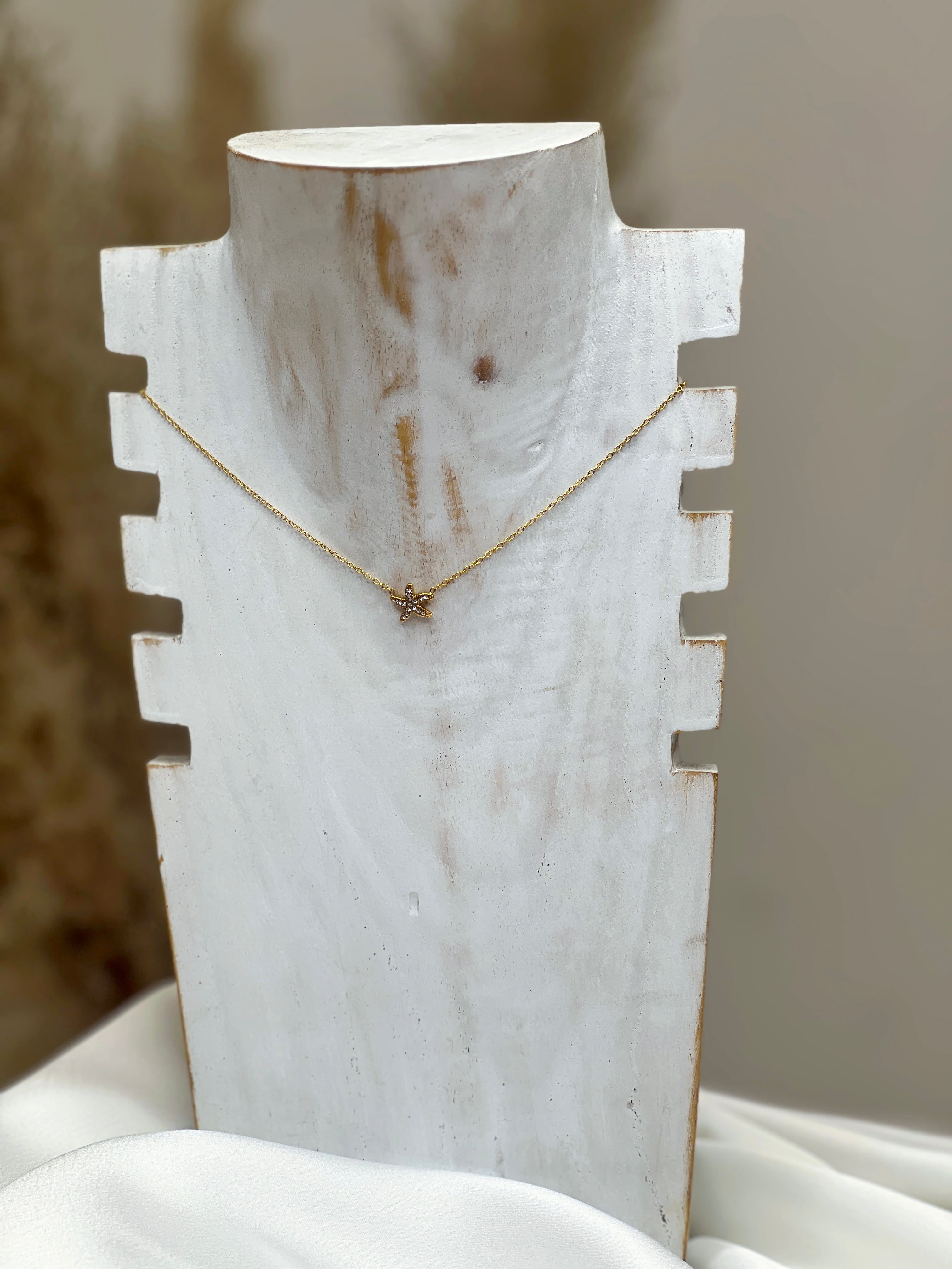 Collar abalorio acero