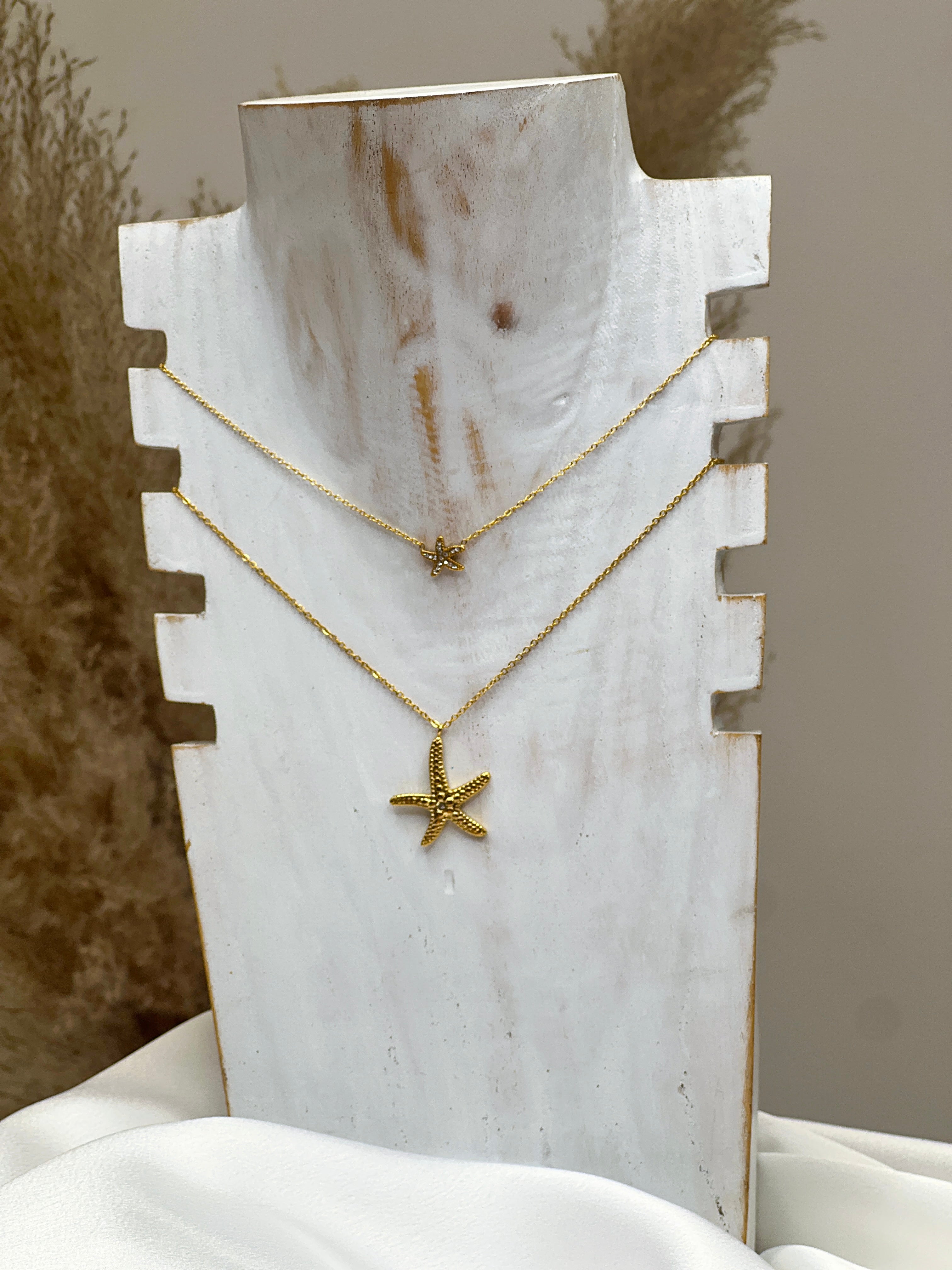 Collar abalorio acero