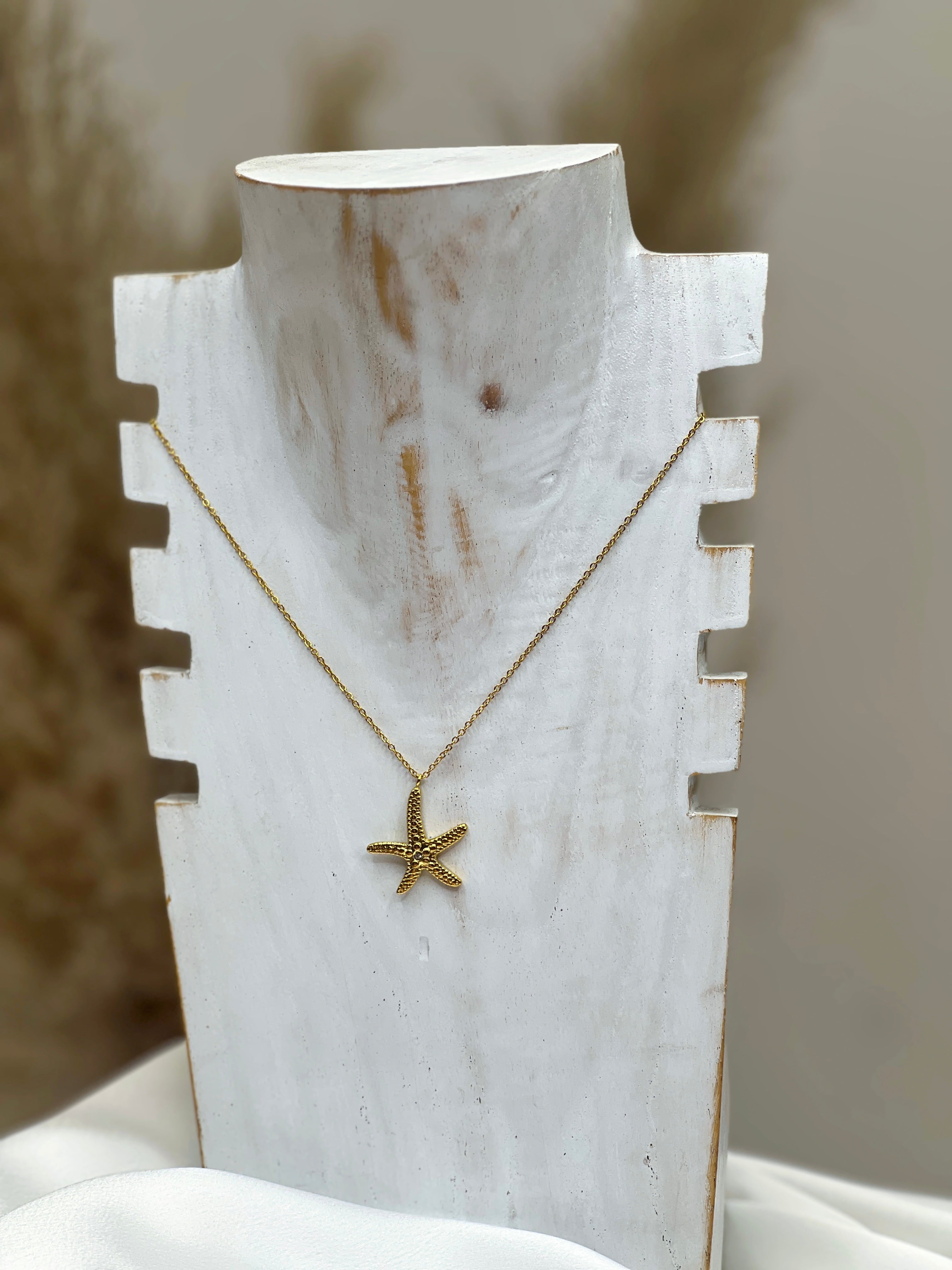 Collar abalorio acero