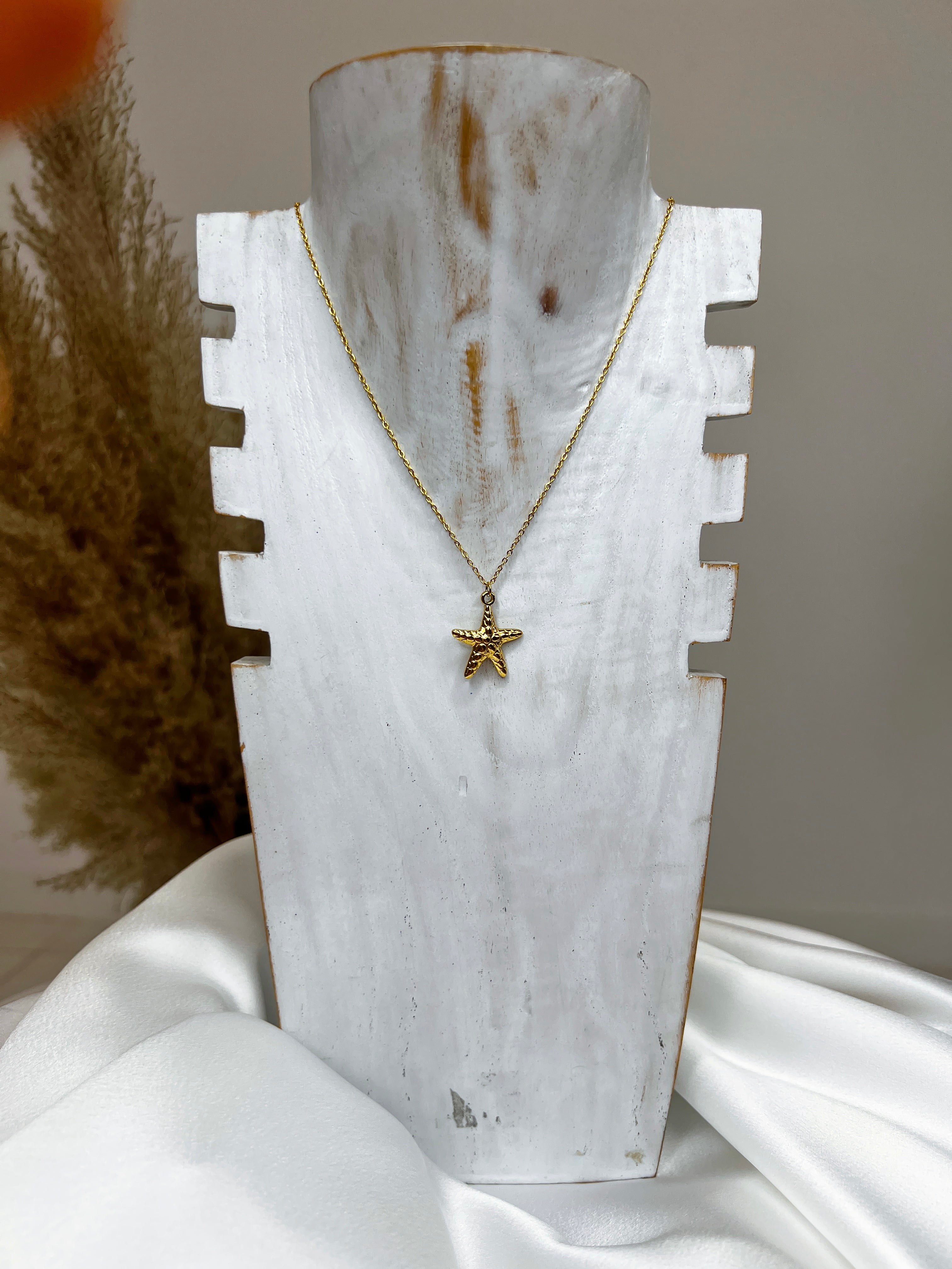 Collar abalorio acero