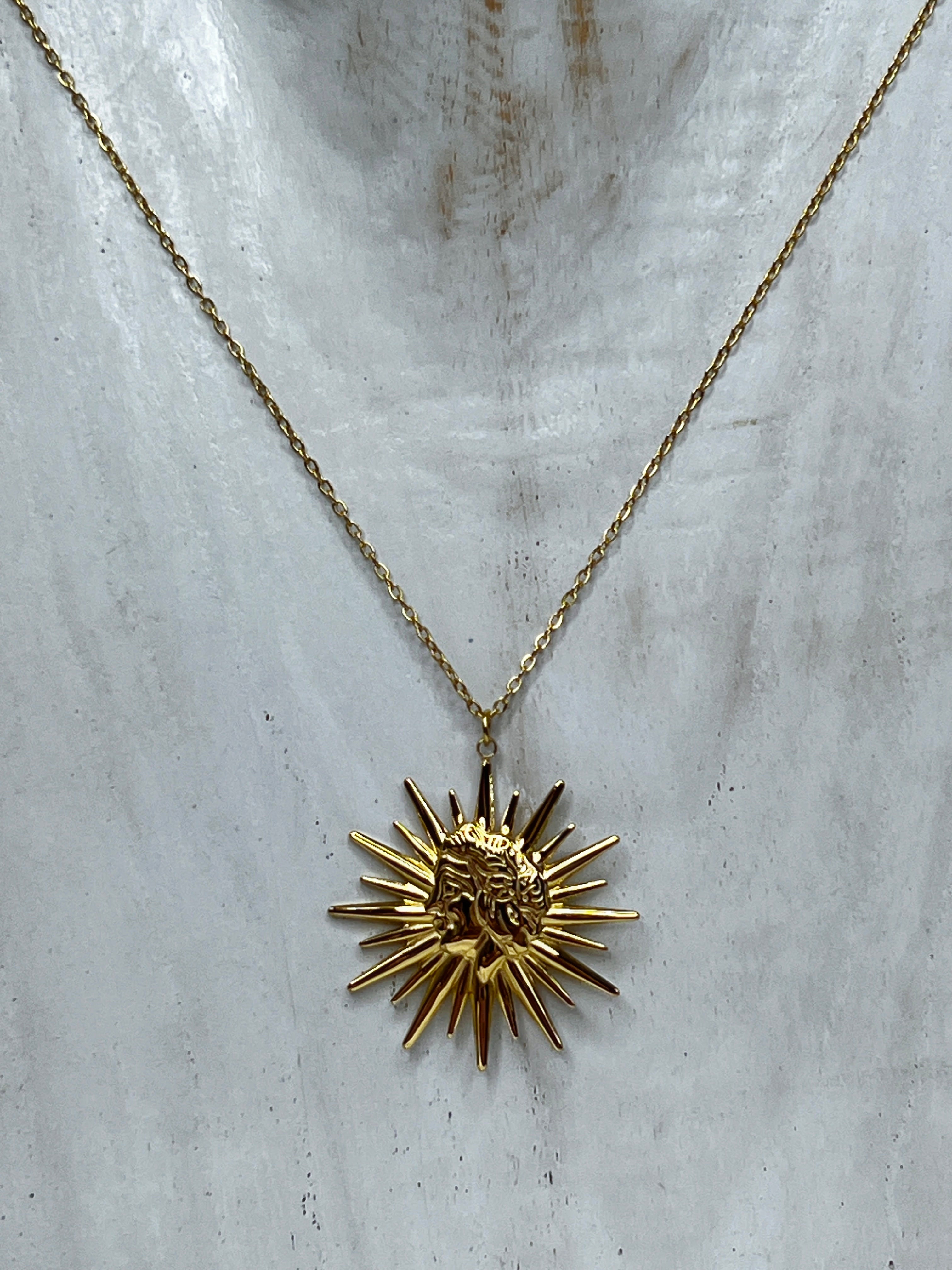 Collar abalorio acero