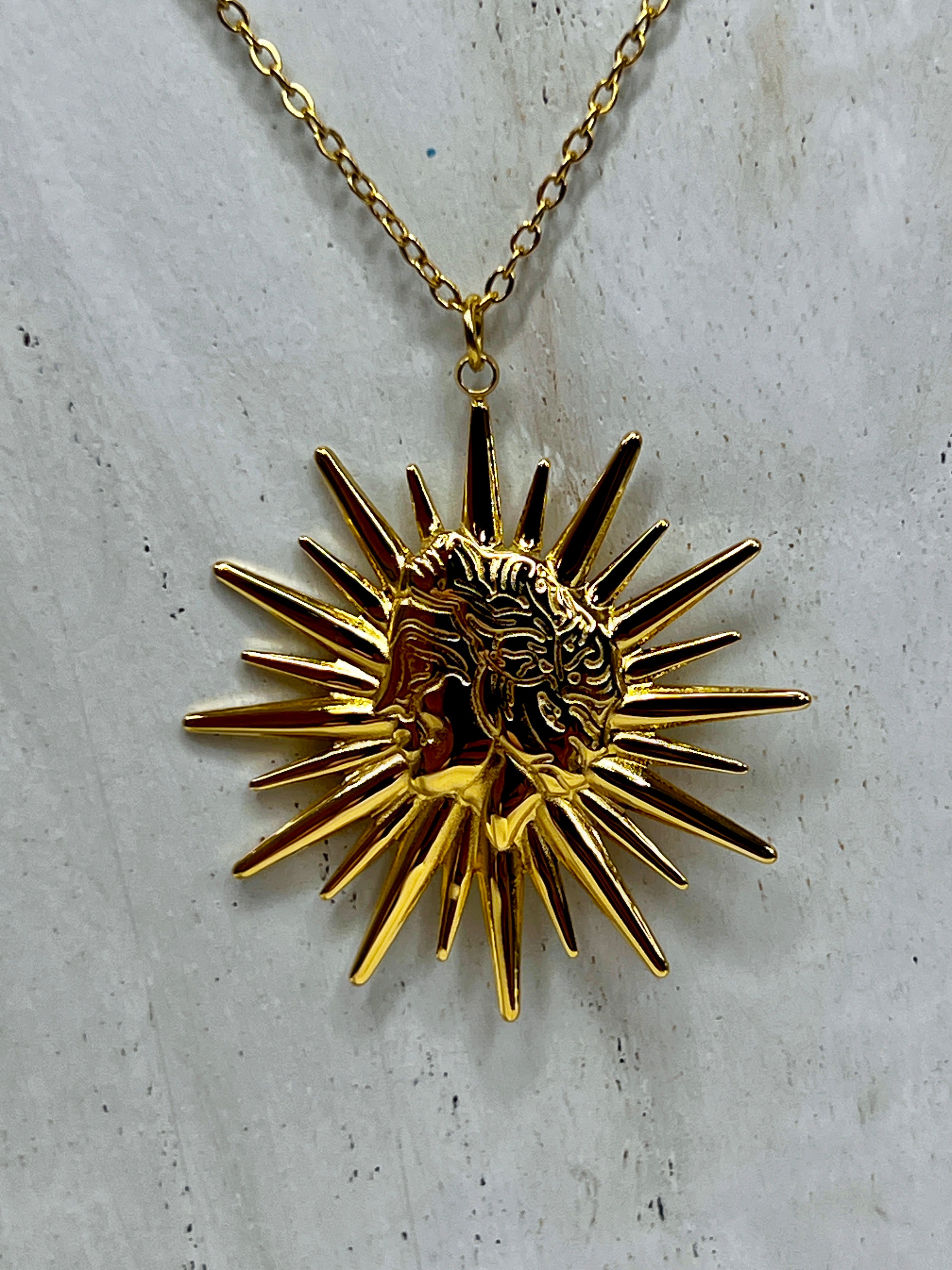 Collar abalorio acero