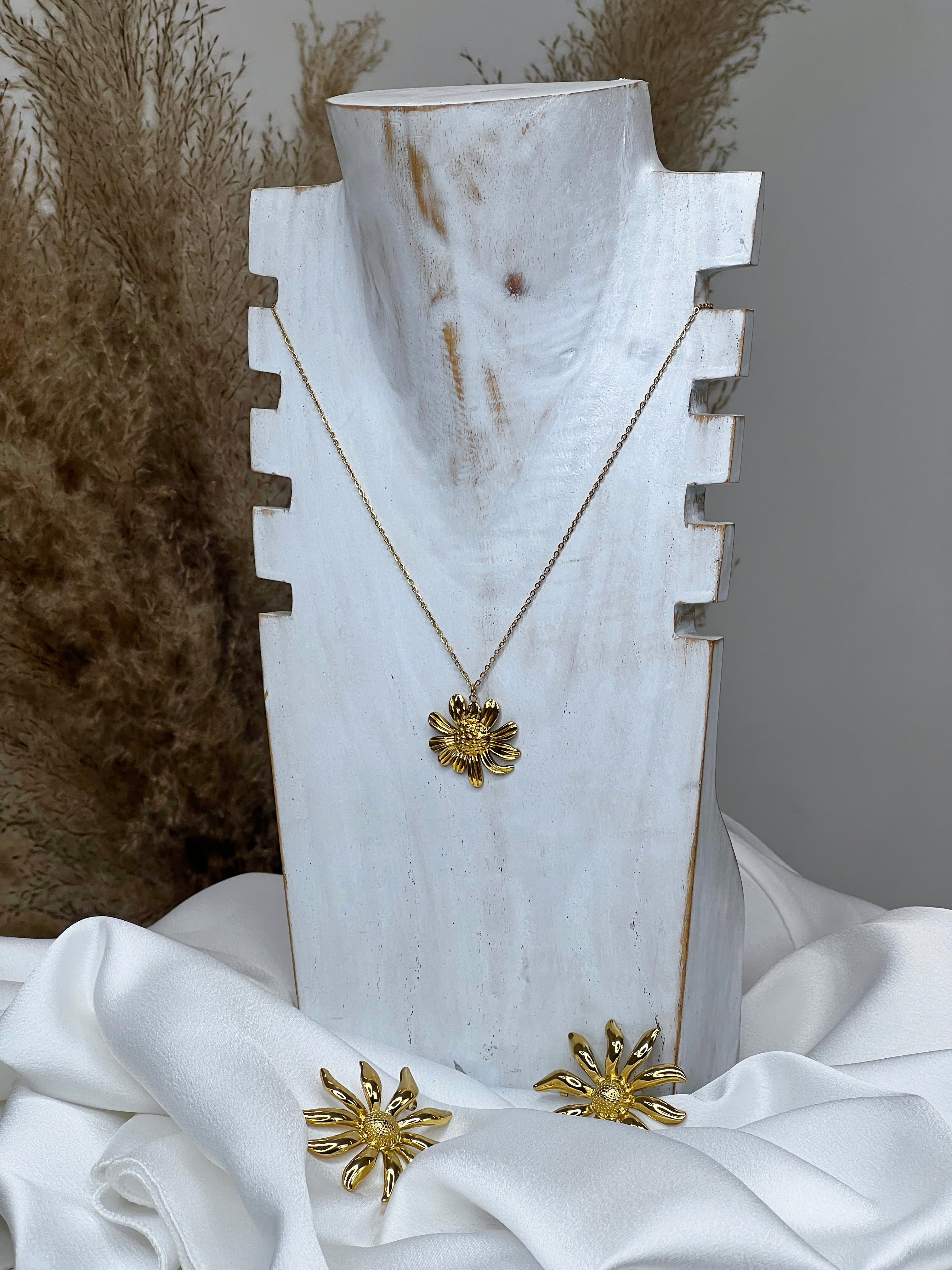 Collar abalorio acero