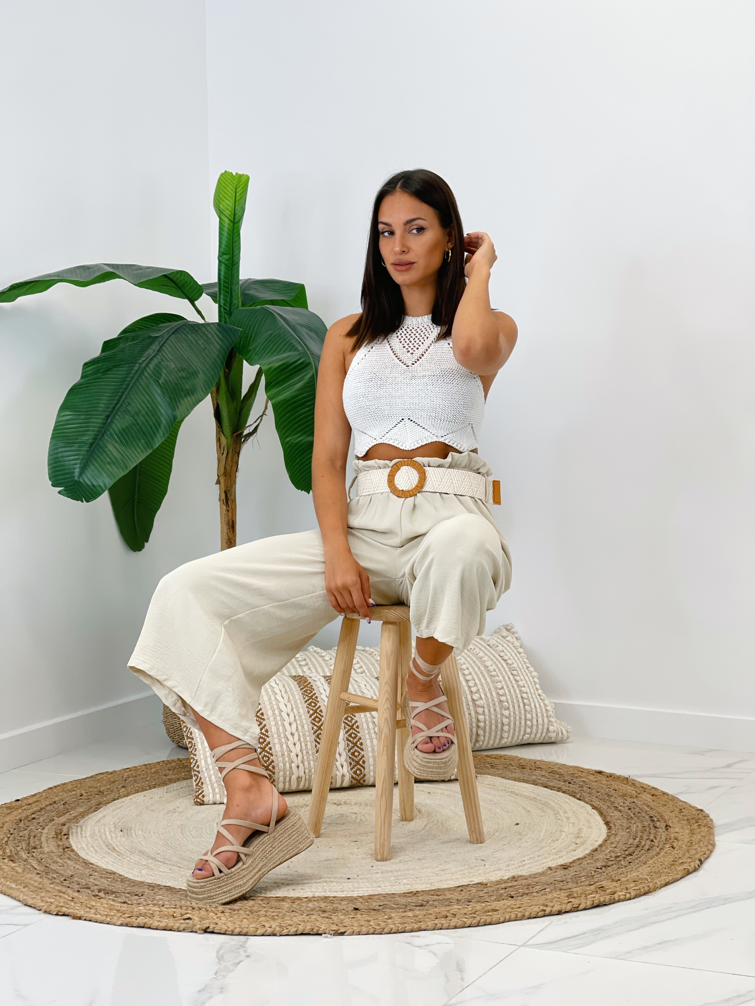 Pantalón culotte cinturón - Zebra&Maduixa®