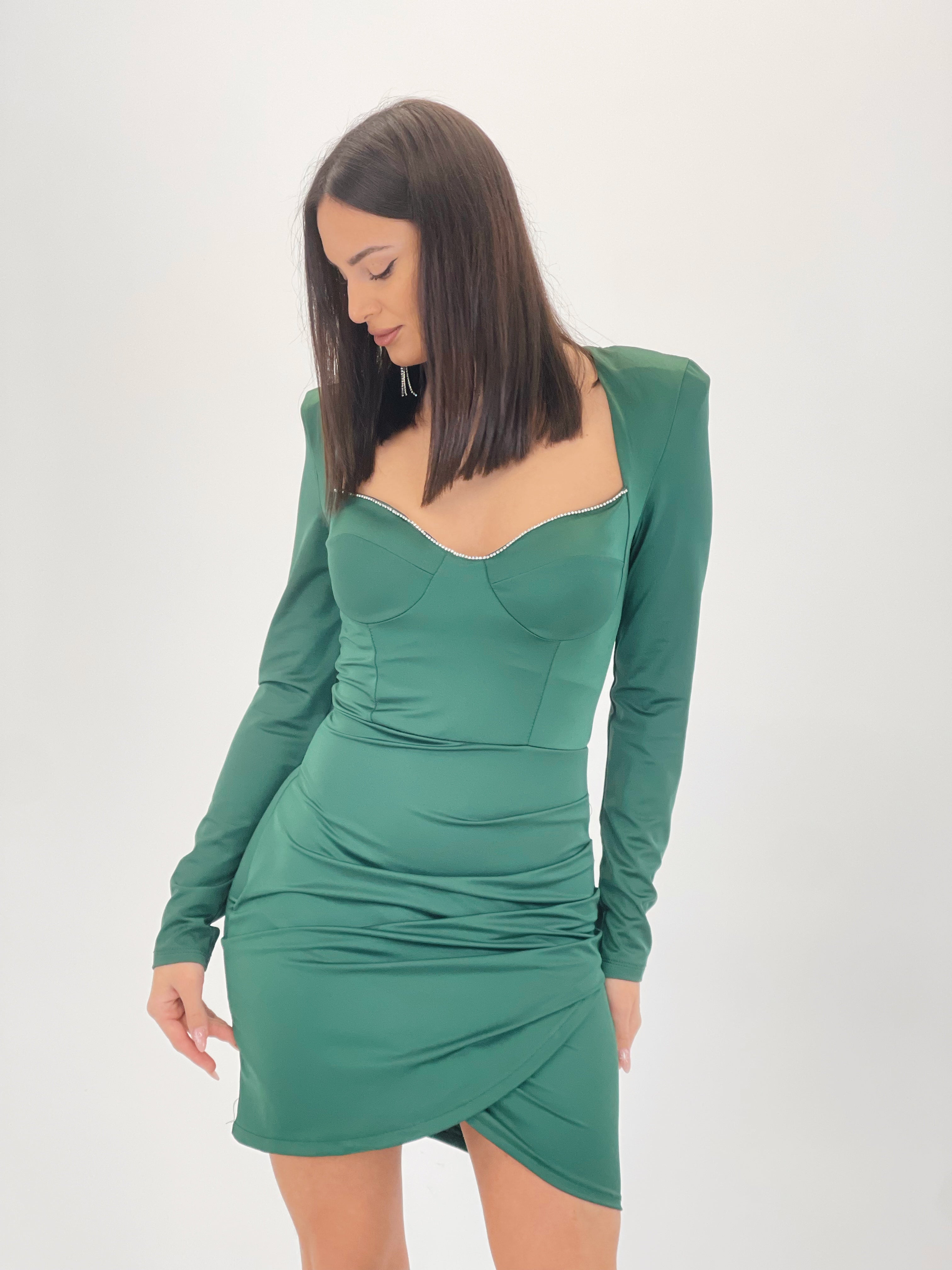 Vestido escote corazón Anisa